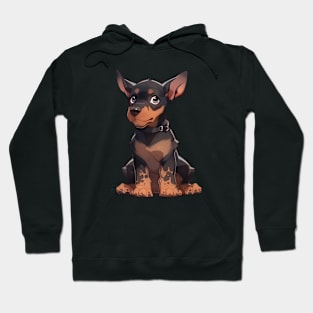 Natural Ear Doberman Hoodie